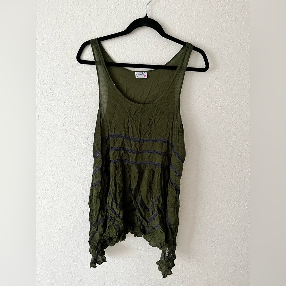 Free people, size small, cover up army green